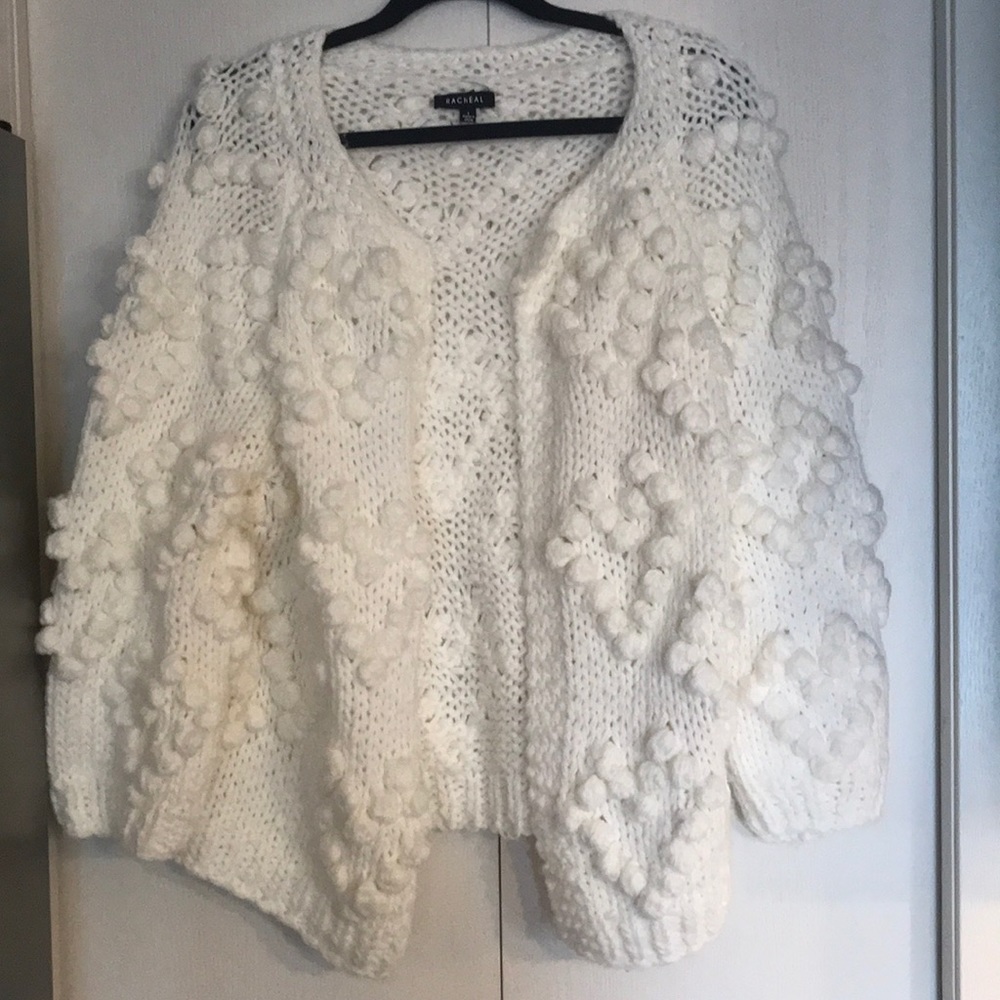 Heart Bobble-Knit Cardigan